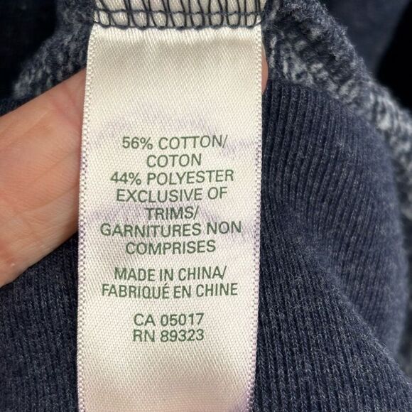 Roots Canada Raw Edge Neckline Sweatshirt Blue‎ Size Small - Picture 6 of 6